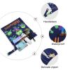 Amooorous Happy Halloween Cartoon Cute Zombie zippered bag for swimsuit 2 Pack travel essentials for babies with handles for pool, baby diapers view 4