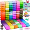 Air Dry Clay 96 Colors, Modeling Clay Kit, Model Magic Sculpting Set, Ultra Light & Soft, Safe Non-Toxic DIY Art and Crafts School Projects, Home Party Favors Toy for Boys & Girls Kids view 1