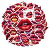 100Pcs Cartoon Lip Stickers, Waterproof Lip Sticker for Water Bottle Laptop Phone Cases Planner Skateboard Luggage Helmet Party Favor Decor, Ideal for Adults Teens Teacher Rewards C2C46 view 1