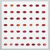 100Pcs Cartoon Lip Stickers, Waterproof Lip Sticker for Water Bottle Laptop Phone Cases Planner Skateboard Luggage Helmet Party Favor Decor, Ideal for Adults Teens Teacher Rewards C2C46 view 4