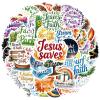 100Pcs Cartoon Bible Stickers, Waterproof Bible Sticker for Water Bottle Laptop Phone Cases Planner Skateboard Luggage Helmet Party Favor Decor, Ideal for Adults Teens Teacher Rewards C2C4X view 1