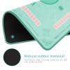 2F22E Mahjong Mat - Non-Slip Noise Reduction Gaming Mat 32.4x32.4 Inch for Mahjong/Poker/Board Games/Card Games/Dominoes (Cyan) view 2