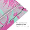 Amooorous Pink Tropical Palm reusable wet swimsuit bag 2 Pack travel essentials for flying with handles for baby diapers, bathing view 3