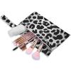 Amooorous Black Leopard Print reusable bag for swimming 2 Pack diaper bag essential items with handles for gym, bathing view 2