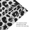 Amooorous Black Leopard Print reusable bag for swimming 2 Pack diaper bag essential items with handles for gym, bathing view 3