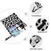 Amooorous Black Leopard Print reusable bag for swimming 2 Pack diaper bag essential items with handles for gym, bathing view 4