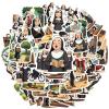 100Pcs Cartoon Nun Stickers, Waterproof Nun Sticker for Water Bottle Laptop Phone Cases Planner Skateboard Luggage Helmet Party Favor Decor, Ideal for Adults Teens Teacher Rewards C286Q view 1
