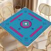 2F22E Mahjong Mat - Non-Slip Noise Reduction Gaming Mat 32.4x32.4 Inch for Mahjong/Poker/Board Games/Card Games/Dominoes (Blue-2) view 2