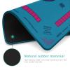 2F22E Mahjong Mat - Non-Slip Noise Reduction Gaming Mat 32.4x32.4 Inch for Mahjong/Poker/Board Games/Card Games/Dominoes (Blue-2) view 3