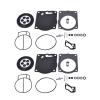 ZHWMGMD Automobile Accessories 2X for SeaDoo 951 for SBNI Dual Carb Carburetor GSX GTX RX XP LRV Ltd High Performance view 1