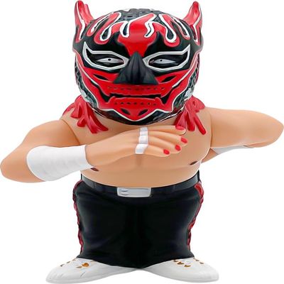 16directions New Japan Pro Wrestling 16d Soft Vinyl Collection 020, New Japan Pro Wrestling El Desperado (Red Costume), Soft Vinyl, Pre-Painted Action Figure