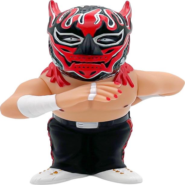 16directions New Japan Pro Wrestling 16d Soft Vinyl Collection 020, New Japan Pro Wrestling El Desperado (Red Costume), Soft Vinyl, Pre-Painted Action Figure