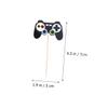Homoyoyo 24pcs Gamepad Cake Decorations Gamepad Birthday Cake Picks Material Chic Design Versatile for Parties view 2