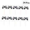 Homoyoyo 24pcs Gamepad Cake Decorations Gamepad Birthday Cake Picks Material Chic Design Versatile for Parties view 3