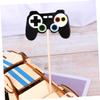 Homoyoyo 24pcs Gamepad Cake Decorations Gamepad Birthday Cake Picks Material Chic Design Versatile for Parties view 4