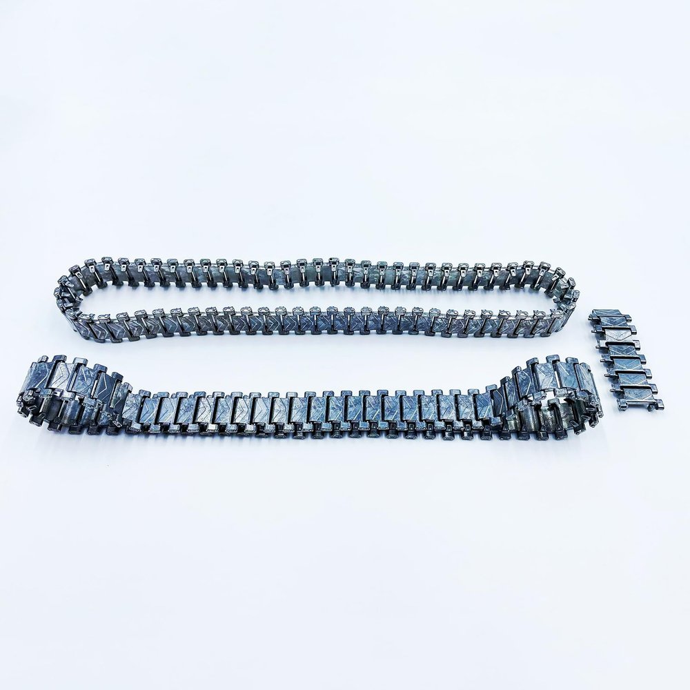 RC Tank Upgrade Repair and Modification Parts Metal Caterpillar Suitable for 1/16 US Army Stuart M5A1 Light Tank