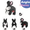 Hopearl Hopping Rabbit Repeat What You Said Interactive Electronic Pet Plush Bunny Toy Animated Singing Speaking Glowing Wiggle Ears Gift for Toddlers Birthday, Gray, 7'' view 3