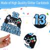 13th Birthday Cake Topper, 13th Video Game Birthday Decorations for Boys, Gamepad Cake Topper for Party, Video Game Cakes Topper view 2