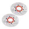 GTBRacing New Metal Front Wheel Hydraulic Brake System Kit W/Steel Rotor Disc for 1/5 Scale RC Gas Car HPI Rovan KM Baja 5b 5t ss 5sc Upgrade Part (Steel Rotor Disc) view 1