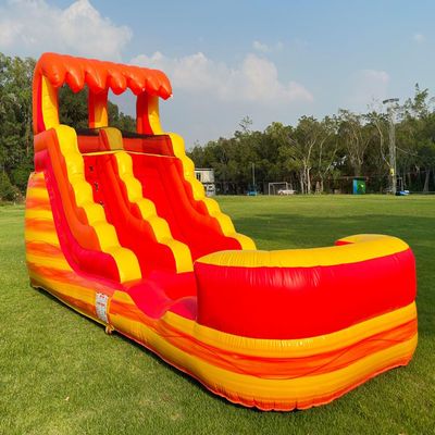 21ft(L) Commercial Water Slide for Adults Kids with Blower, Heavy Duty PVC Large Water Slides Bounce House for Outdoor Summer Fun, Inflatable Backyard Water Park Great for Party, Wet Dry Use 21912ft
