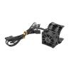 32000RPM HighSpeed RC Motor Cooling Fan Heat Sink with Aluminum Alloy for 28mm 29mm 380 Brushless Motors | Sturdy Black for 1/8 1/10 RC Cars (Black) view 3