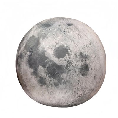10.6 Planet Plush Soft Planet Plush Plush Pillow Toys Stuffed 3D Moon,Earth,Sun Plushie Doll Cute Solar System Planet Toy Gifts for Kids and Bedroom Sofa Home Decor (Moon)