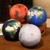 10.6 Planet Plush Soft Planet Plush Plush Pillow Toys Stuffed 3D Moon,Earth,Sun Plushie Doll Cute Solar System Planet Toy Gifts for Kids and Bedroom Sofa Home Decor (Moon) view 4