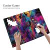500 Piece Puzzles for Adults, Neon Rainbow Grim Reaper Demon Soul Space Black Wood Jigsaw Puzzles, Funny Challenging Puzzles, Great Gift for Family Friends view 3