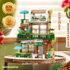 3 in 1 Street View Coffee Shop City Building Set, Compatible with City House Modular Simulation Architecture Construction Toy with LED Lights, Gift for Adults and Girls Kids Aged 8+(875 PCS) view 4