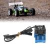 32000RPM High Speed RC Motor Cooling Fan Heat Sink with Aluminum Alloy for 28mm 29mm 380 Brushless Motors | Sturdy Black for 1/8 1/10 RC Cars (Blue) view 4