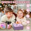 Hockvill Mini Karaoke Machine for Kids with Microphone, Bluetooth Toddler Karaoke Toy with LED Lights, Rechargeable Portable Speaker for Girls & Boys Ages 3-10, Childrens Day & Birthday Gift Ideas view 2
