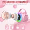 Hockvill Mini Karaoke Machine for Kids with Microphone, Bluetooth Toddler Karaoke Toy with LED Lights, Rechargeable Portable Speaker for Girls & Boys Ages 3-10, Childrens Day & Birthday Gift Ideas view 4