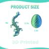 3D Printed Articulated Dragon with Crystal Dragon Eggs, Dragon Full Articulated Fidget Toy for Home Office Decor, Car Decor, Students Rewards, Birthday Goodie Bag Stuffers, for Boys and Girls (6 pcs) view 4