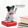 Solar Powered Swing Dog, Cute Welcoming Waving Dog Home Decor Animal Figurine Decoration Accessories for Home Decor Car Accessories view 3