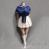 1/6 Scale Female Clothes, Student Pleated Skirt JK Uniform Suit School Girl Outfit Clothing for 12-inches Action Figure, 1/6 Girl Costume Short Sailor Suit with Tie Accessory view 3