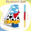Hungdao Toy Inspired Birthday Piata for Kids Cartoon Cow Number Piata Decorations Summer Cartoon Story Game with Stick Red Scarf Blue Sky Cloud Boys Girls Baby Shower Farm Party Favor(Number 4) view 2