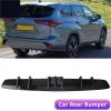 84CM Compatible with T0yota Highlander Car Rear Diffuser Fin Bumper Lip Splitter Spoiler Chassis Deflector Lip Kit Carbon(Carbon Fiber Look) view 2