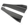 Compatible For Mitsubishi Lancer EVO 15-20 Car Rear Lip Bumper Skirts Splitters Fins Spoiler Canards Diffuser Side Scratch Mudguards(Carbon Fiber) view 1