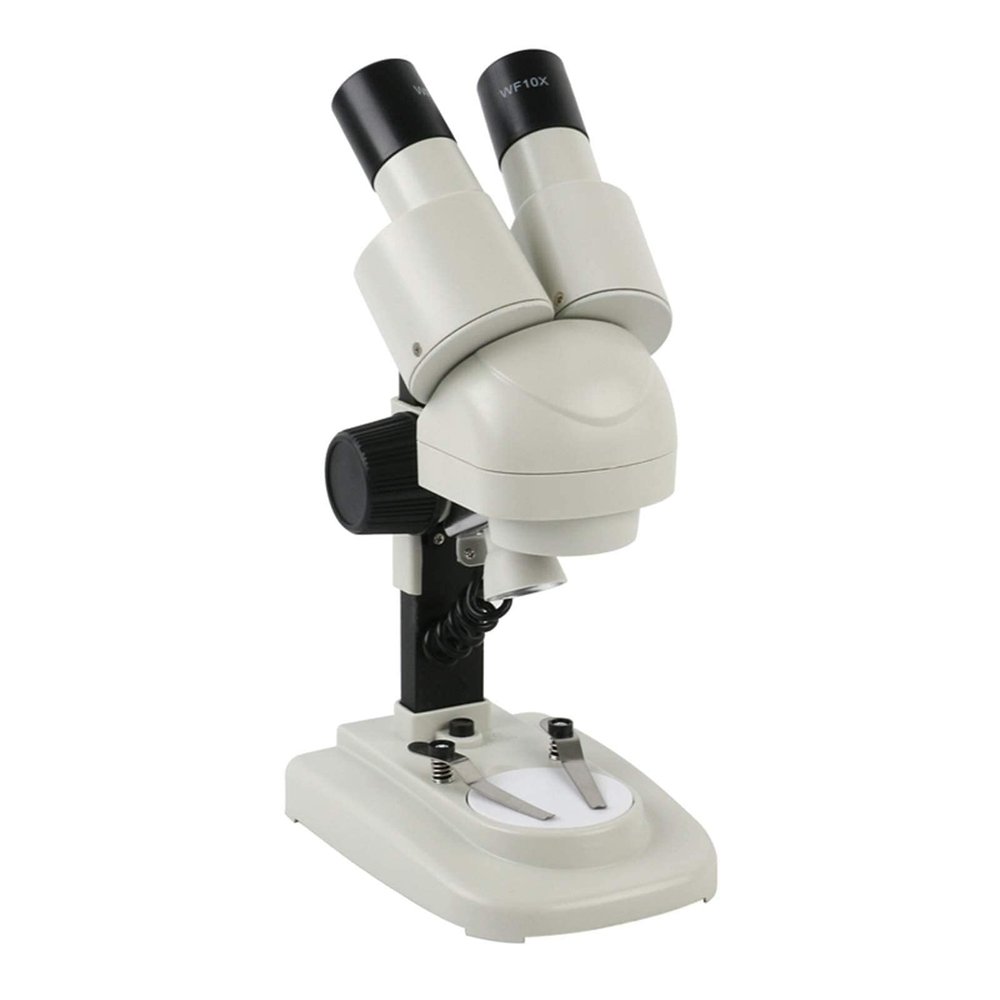 20X/40X Binocular Stereo Microscope with LED Illumination for PCB Soldering, Phone Repair, Kids Education, School & Laboratory Use(10x 20x)