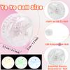 30 Pcs Light up Yo Yo Bulk Clear LED Responsive Yo Yo Plastic Responsive Bearing Balls for Beginner Level Kids Birthday Christmas Stocking Stuffers view 2