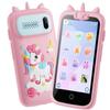 Kids Smart Phone for Girls Toys, 3.97" Touchscreen Kids Cell Phone , Christmas Birthday Gifts for Girls Age 3-12, Toddler Learning Play Toy Phone, 8GB Card Pink view 1