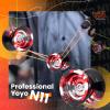 MAGICYOYO N11 Unresponsive Yoyo - Professional Trick Yo Yo for Kids 8-12 or Above, Dual Purpose Yo-yo Replacement Responsive Bearing for Beginner+12 Strings+Case Bag+Bearing Kit - Black Red Silver view 3