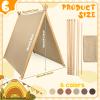 Wesnoy 6 Pack Teepee Tents Bulk, Sleepover Play Tents Washable Foldable Teepee Shelter for Indoor Outdoor Slumber Pajama Party(Boho) view 3