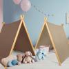 Wesnoy 6 Pack Teepee Tents Bulk, Sleepover Play Tents Washable Foldable Teepee Shelter for Indoor Outdoor Slumber Pajama Party(Boho) view 4