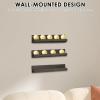 3 Pack Challenge Coin Holder Wall Mount, Wood Military Coin Rack Display Shelf, Single Row Army Coin Stand for Collection, Space Saving Display Case Rack for Collectors, Holds 8 Each view 4