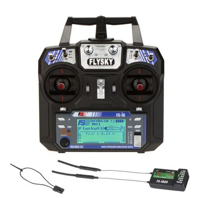 GoolRC Flysky FS-i6 6CH 2.4GHz AFHDS 2A RC Transmitter with FS-iA6B Receiver for RC Drone Helicopter Airplane Glider Quadcopter