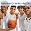 1000pcs 2 Rolls Basketball Stickers, Self-Adhesive Sports Ball Theme Decals Decorative Basketball Seal Girls Boys Teens Stickers for Water Bottles Birthday School Classroom Party Poster Board Supplies view 3