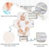 DUOBU Portable Diaper Changing Pad Foldable Baby Changing Mat with Built-in Pillow Waterproof Changing Pad for Newborn Girls Boys Animal Print view 3