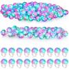 Leyndo 150 Pcs Bumpy Colorful LED Light up Rings, Glow Lights view 1