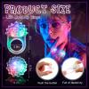 Leyndo 150 Pcs Bumpy Colorful LED Light up Rings, Glow Lights view 2